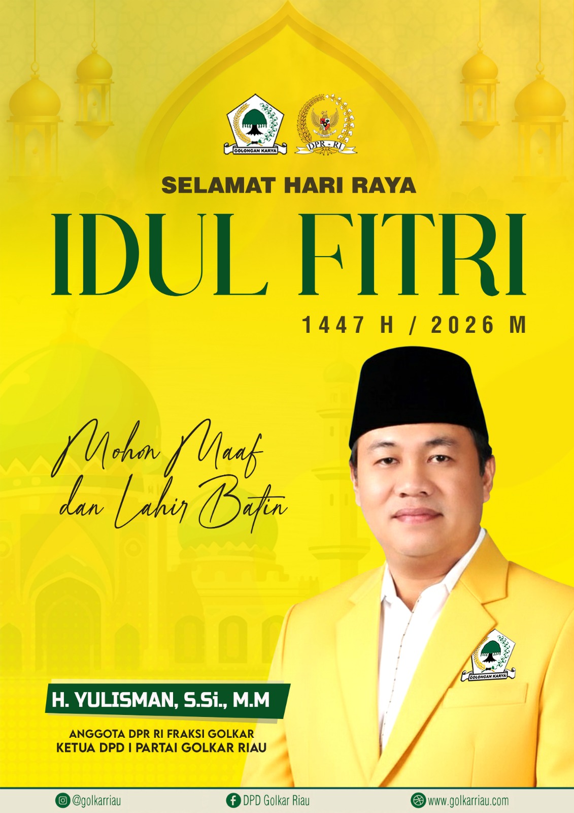 Iklan Hari Raya Yulisman 2026